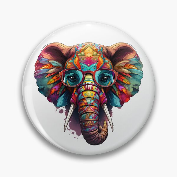 Item preview, Mandala Colorful Elephant designed and sold by ZefirDesign.
