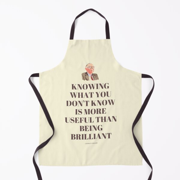 Item preview, Knowing What You Don't Know is More Useful Than Being Brilliant, Charlie Munger Quote - For light background designed and sold by VarnaChitra.
