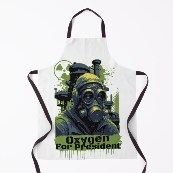 Item preview, Oxygen for President Gas Mask Biohazard Green designed and sold by Ktpier.
