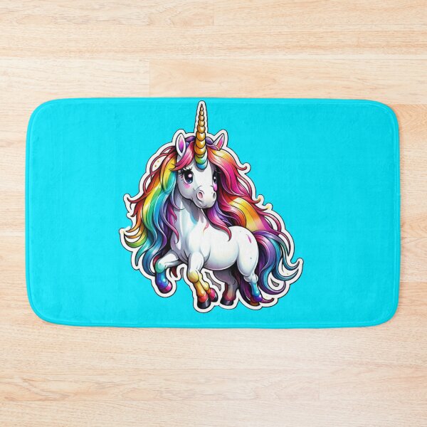 Item preview, Colorful magical unicorn – Luna Luminous Mane designed and sold by digistampdesign.