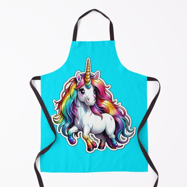 Item preview, Colorful magical unicorn – Luna Luminous Mane designed and sold by digistampdesign.