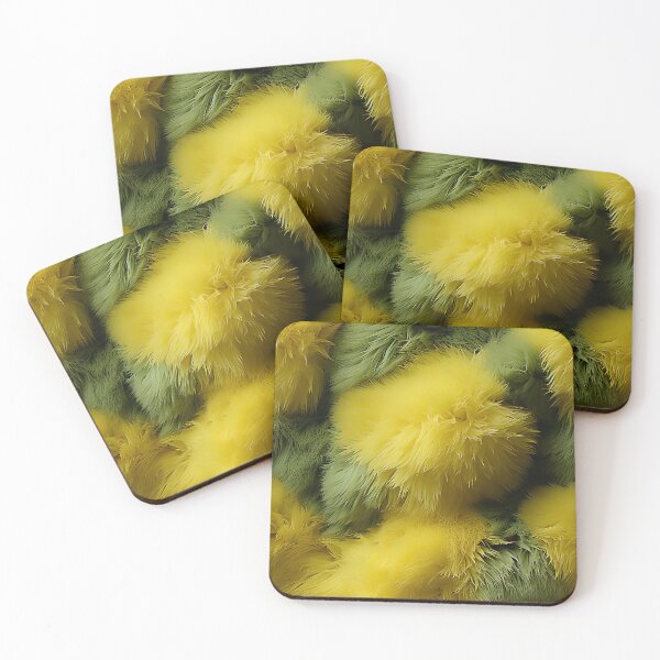 Item preview, Yellow and Green Fuzzy Furry (5) designed and sold by Reichcorp.
