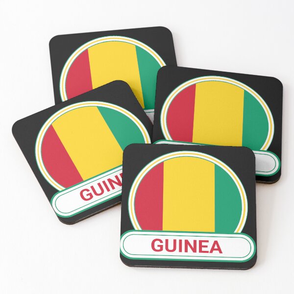 Item preview, Guinea Country Badge - Guinea Flag designed and sold by chrisrivait.