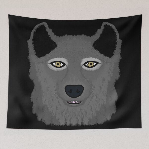 Item preview, wolf face designed and sold by PaintDesigns.