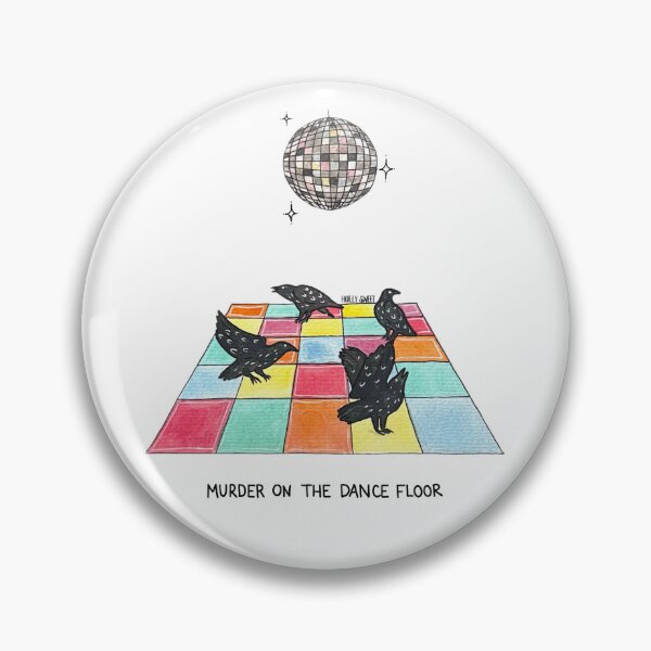 Item preview, Murder on the Dance Floor crow pun  designed and sold by hollyisnotanart.