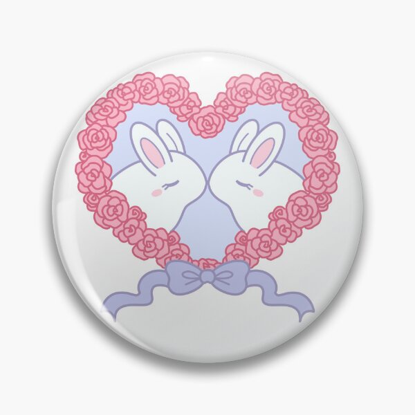 Item preview, Rose Heart Bunnies designed and sold by violletine.