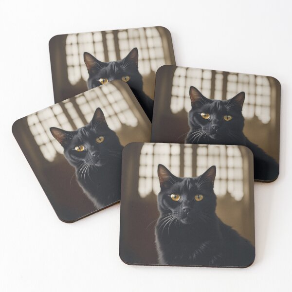 Item preview, Anthropomorphic Cat Collection - Domestic Shorthair #45 Black Cat designed and sold by elektronen.