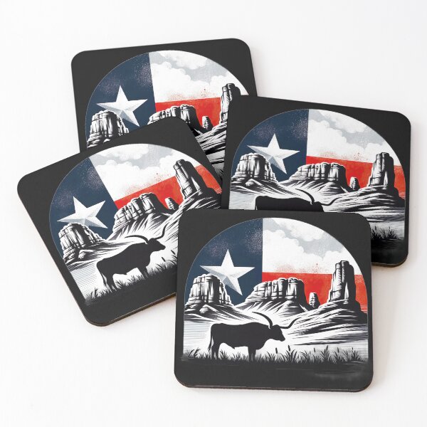 Artikelvorschau, Lone Star State Pride – Texas-Flagge und Landschaftsfusion entworfen und verkauft von MnDShirts.