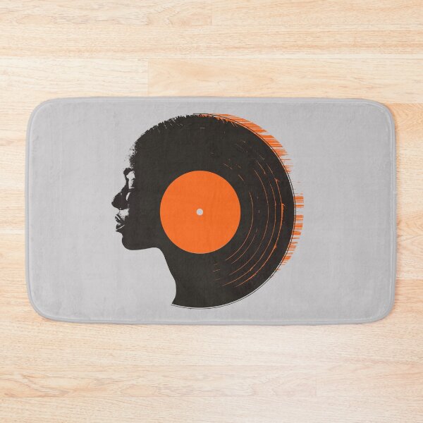 Item preview, Retro Vinyl Record with Woman's Silhouette Music Inspired designed and sold by meganohm.