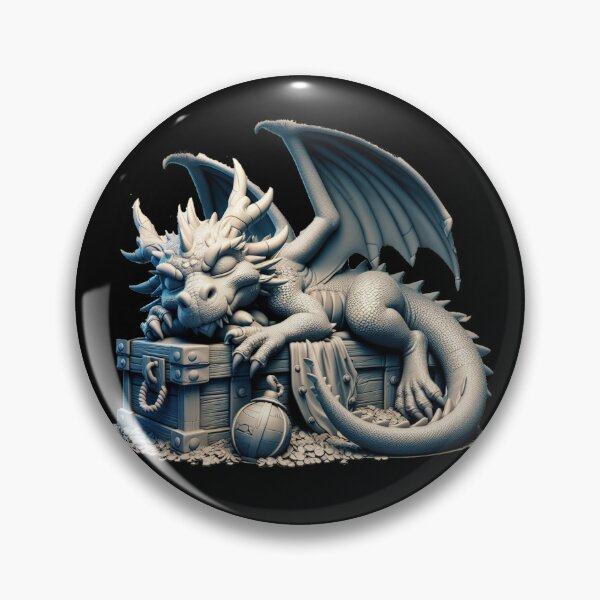 Item preview, dragon sleeping on treasure designed and sold by JoeDusosky.