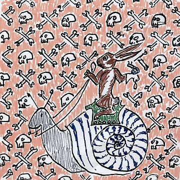 Artwork thumbnail, Noble Hunter with Snail of Prey by Marmoset Marginalia