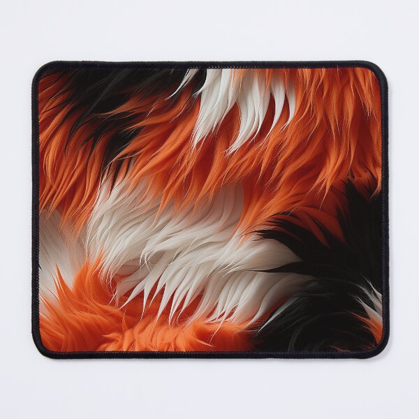 Item preview, Orange White and Black Fuzzy Furry (2) designed and sold by Reichcorp.