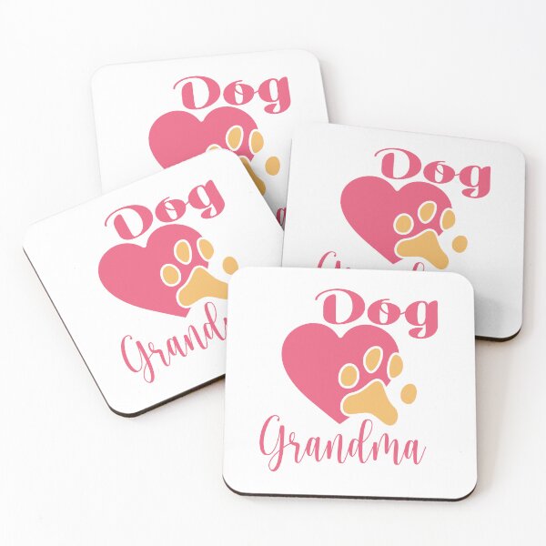 Item preview, Dog Grandma Pink Heart Paw Print Nana designed and sold by clothesy7.