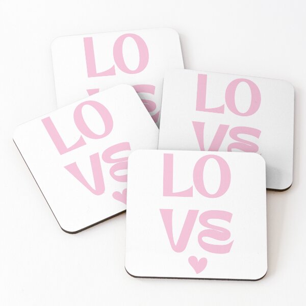 Item preview, LOVE, Pink Heart, Valentine's Day, Retro Groovy Typography designed and sold by MerchSearchCO.