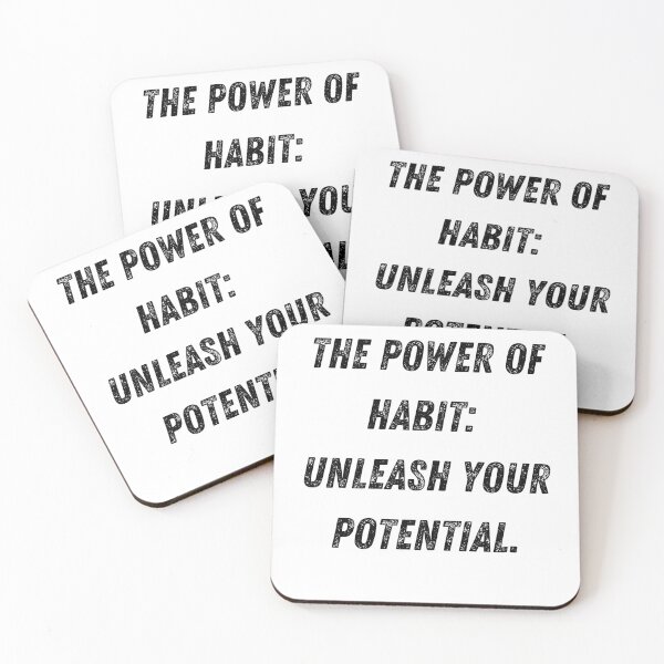 Item preview, THE POWER OF HABIT UNLEASH YOUR POTENSIAL designed and sold by AGSTEESGR.