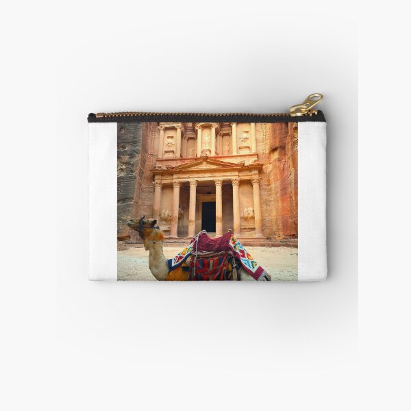 Item preview, Camel at the Treasury, Petra, Jordan designed and sold by westgoeseast.