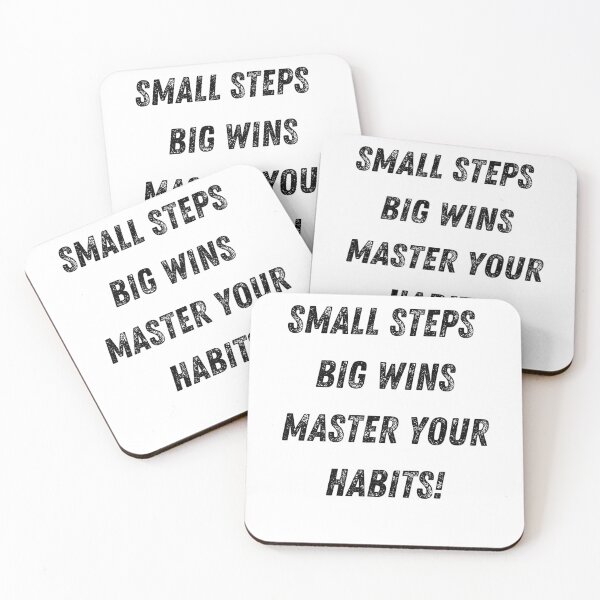 Item preview, Small Steps Big Wins Master Your Habits designed and sold by AGSTEESGR.