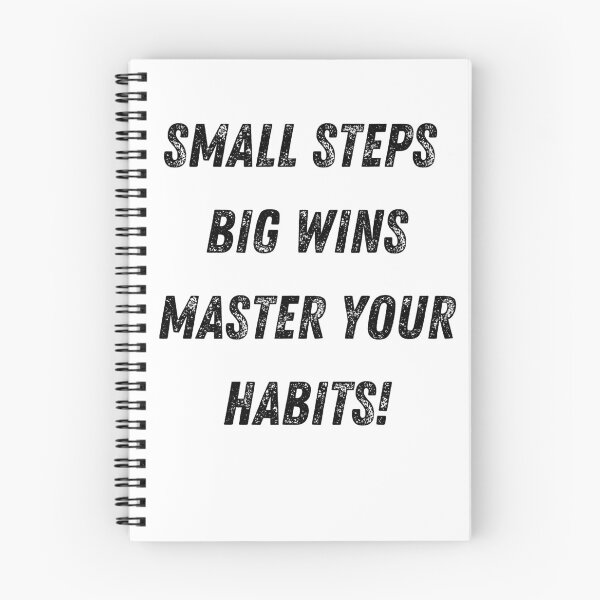 Item preview, Small Steps Big Wins Master Your Habits designed and sold by AGSTEESGR.