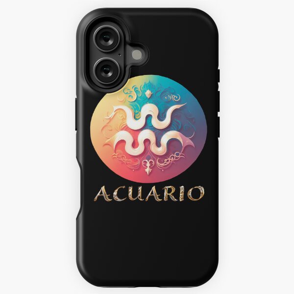 Vista previa del artículo con la obra «signo zodiacal acuario», diseñado y vendido por D-dreams.