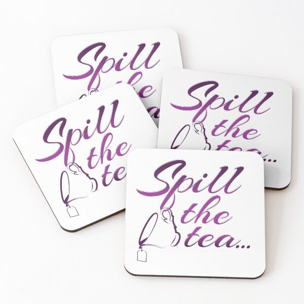 Item preview, Spill the Tea | Purple + Black designed and sold by Loah-Store.