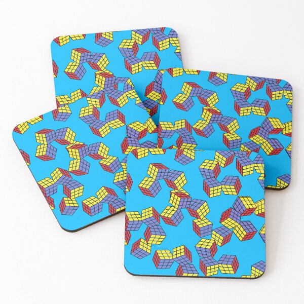 Item preview, Falling Rubiks Cube Pattern Journal designed and sold by julyperson.