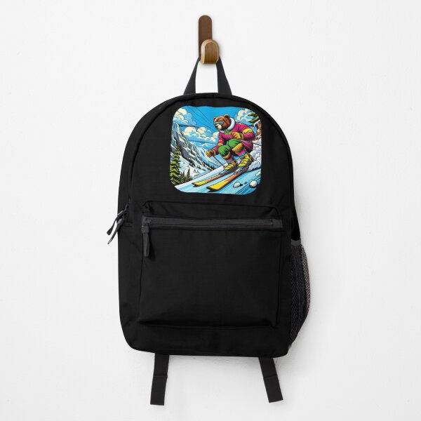 Item preview, Bear Skiing | Bear | Skiing | Retro Ski Design designed and sold by ShopCoolStop.