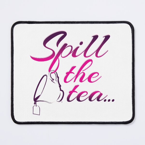 Item preview, Spill the Tea | Pink + Black designed and sold by Loah-Store.