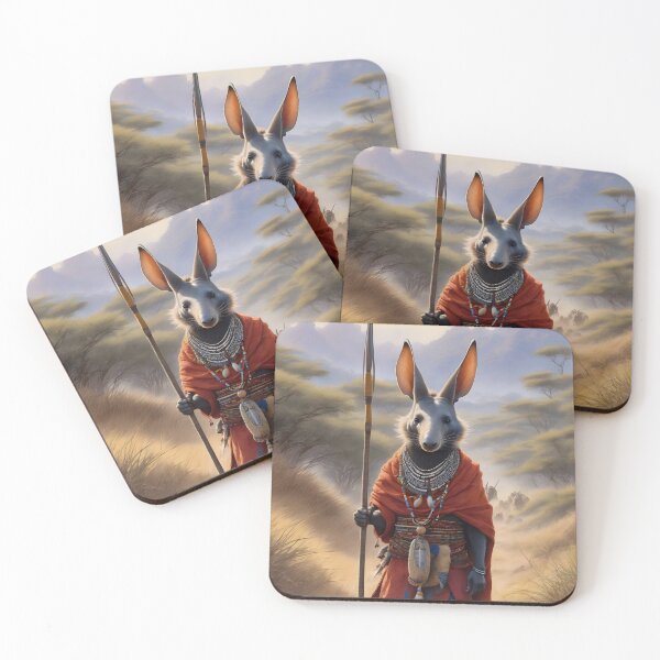 Item preview, African Aardvark Masai Warrior designed and sold by TheArtOfPat.