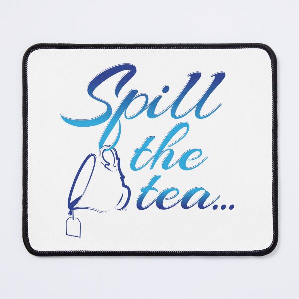 Item preview, Spill the Tea | Lt Blue + Drk Blue designed and sold by Loah-Store.