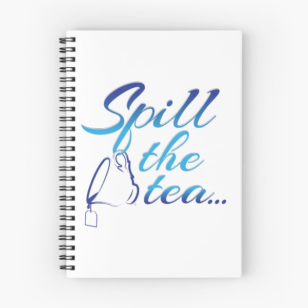 Item preview, Spill the Tea | Lt Blue + Drk Blue designed and sold by Loah-Store.