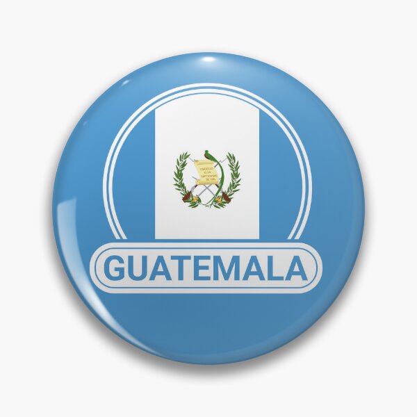Item preview, Guatemala Country Badge - Guatemala Flag designed and sold by chrisrivait.