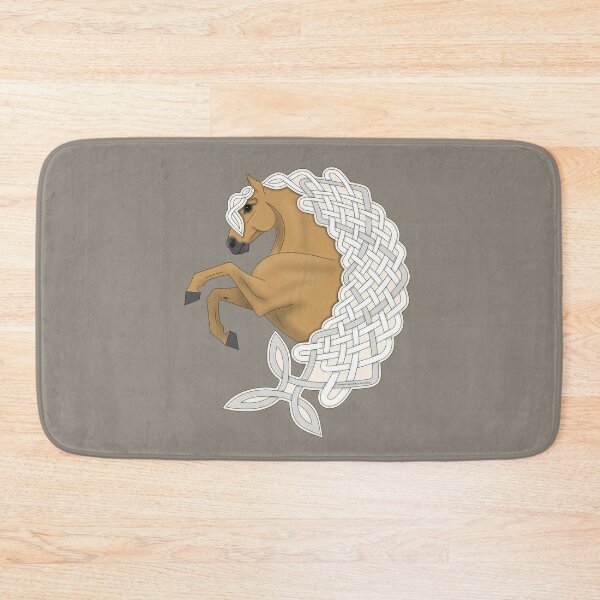Item preview, Palomino Andalusian Horse with Celtic Knotwork Mane designed and sold by DappledMoon.