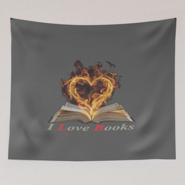 Item preview,  Graphics for people who love reading with the text 'I love books' designed and sold by Tomasz  Siennicki.