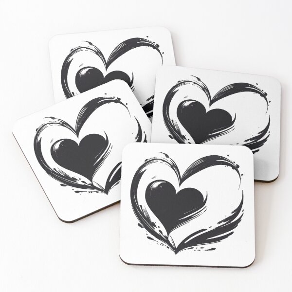 Item preview, Black Heart Shape designed and sold by MissQuiss.