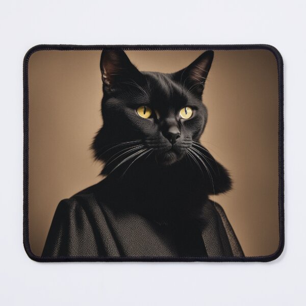 Item preview, Anthropomorphic Cat Collection - Domestic Shorthair #46 Black Cat designed and sold by elektronen.
