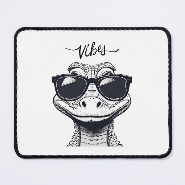 Item preview, Cute and Funny Alligator Vibes designed and sold by Cuteanimalgifts.