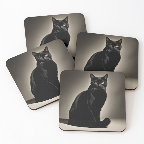 Item preview, Anthropomorphic Cat Collection - Domestic Shorthair #47 Black Cat designed and sold by elektronen.