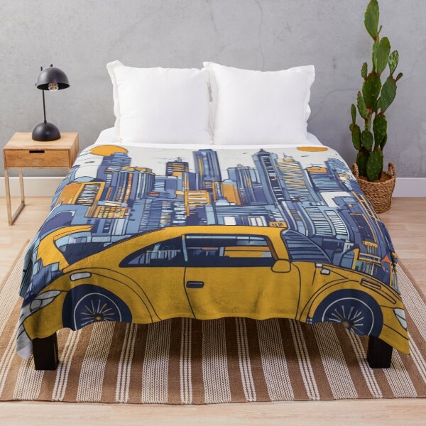 Item preview, Cool city drawing with car designed and sold by TrendShopToday.