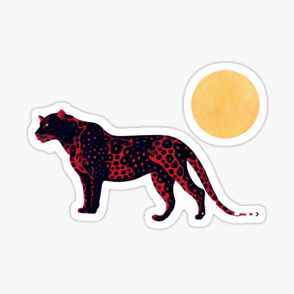 Vista previa del artículo con la obra «Gato salvaje», diseñado y vendido por KookyStudioArt.