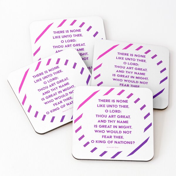 Item preview, Jeremiah 10:6-7 designed and sold by SecretSamaritan.