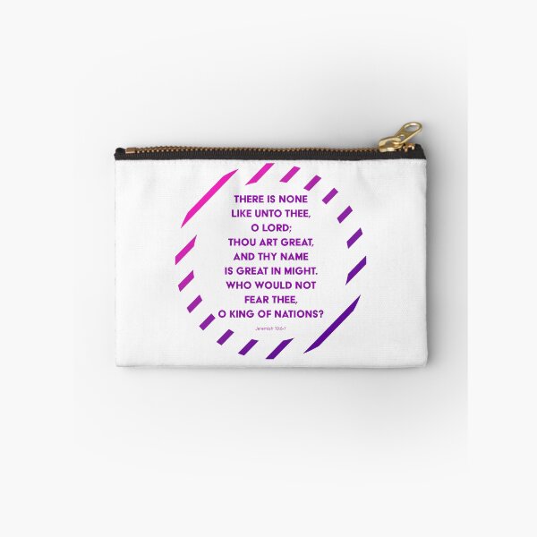 Item preview, Jeremiah 10:6-7 designed and sold by SecretSamaritan.