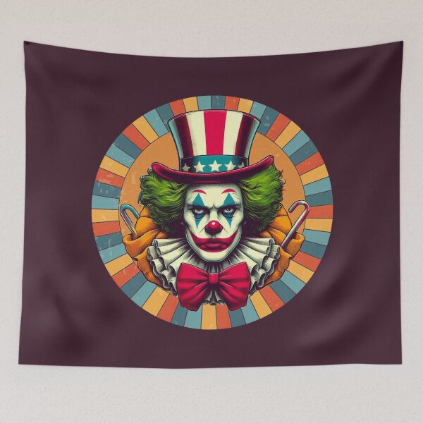 Item preview, clown designed and sold by Wallisart.
