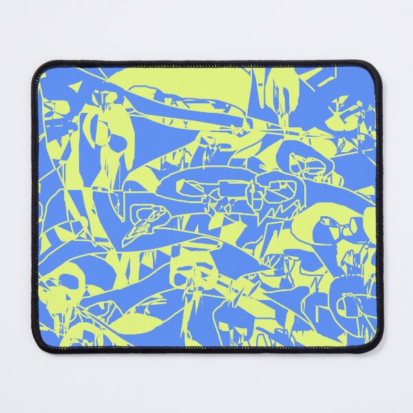 Item preview, Skulls Pattern (Blue Yellow) designed and sold by skullbal.