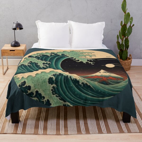 Item preview, Japanese Wave Kanagawa designed and sold by MyTshirtArt.