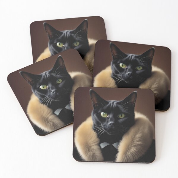 Item preview, Anthropomorphic Cat Collection - Domestic Shorthair #48 Black Cat designed and sold by elektronen.