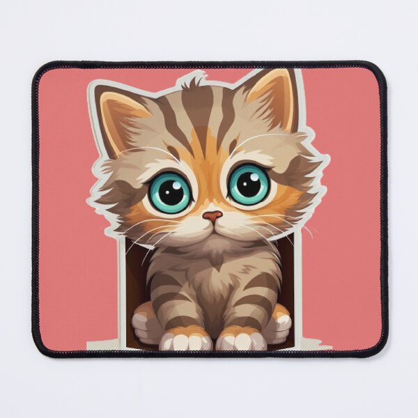 Item preview, Delight your Objects with Adorable Cats and Furry Friends Stickers! designed and sold by joyfulk8.