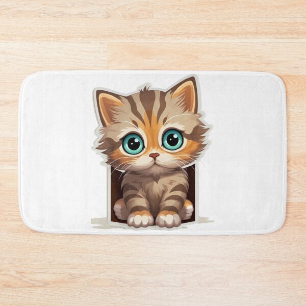 Item preview, Delight your Objects with Adorable Cats and Furry Friends Stickers! designed and sold by joyfulk8.