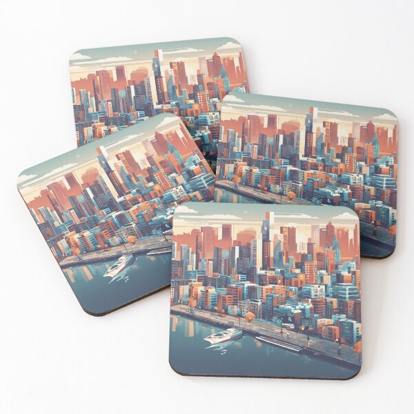 Item preview, City by the lake designed and sold by TrendShopToday.