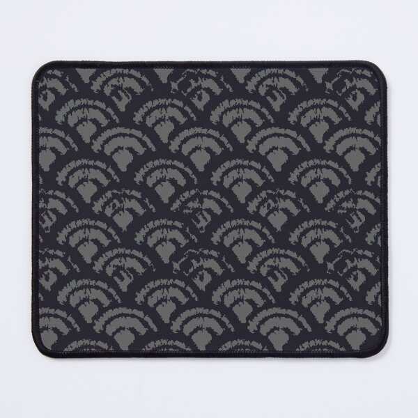 Item preview, Delicate waves black on charcoal designed and sold by LisaLeQuelenec.