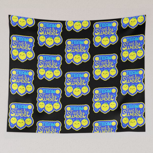 Item preview, Adorable Kawaii Lemon Tart and Sweet Happy Fruit designed and sold by Renata Illustrata.